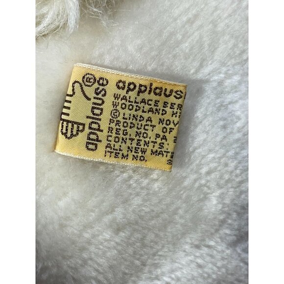 Applause LINDA NOVCK CARROT PATCH BUNNY VTG 1983 Stuffed Animal Plush - Picture 7 of 11